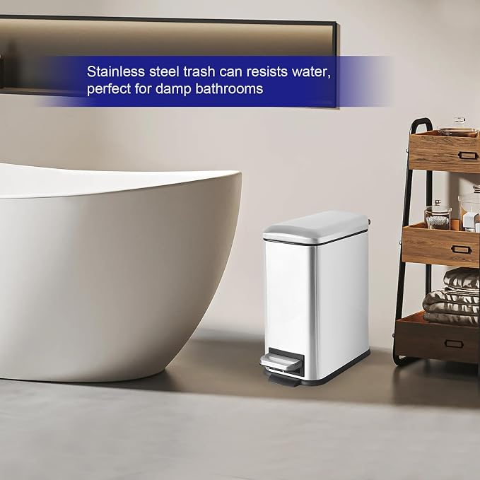 Bathroom Trash Can，5L/1.3 Gallon Trash Can - Image 9