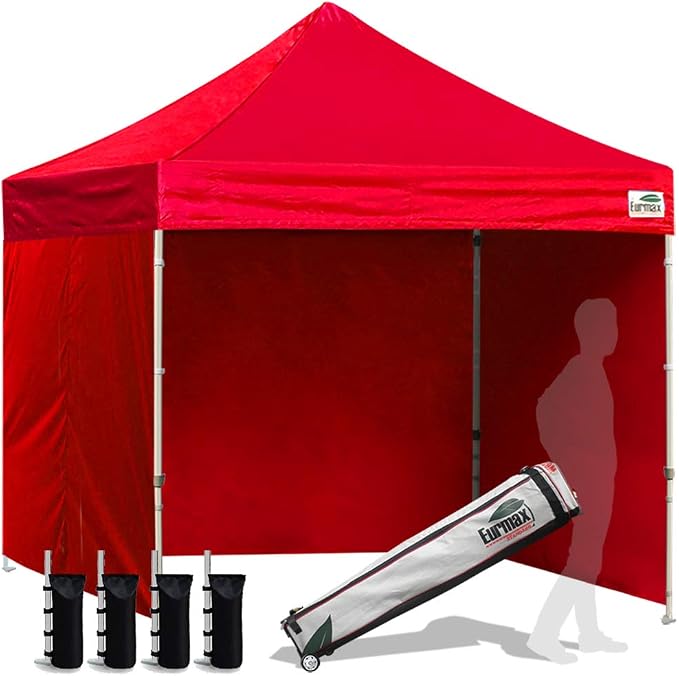 Eurmax USA 8'x8' Pop-up Canopy Tent Commercial Instant Canopies by Eurmax