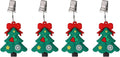 TwoFish Home Set of 4 Xmas Tree Tablecloth Weight Clamps Xmas Tree Style by TwoFishHomeFashionLLC