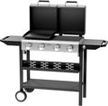Bonnlo 2 in 1 Propane Flat Top Grill and Griddle Combo by Bonnlo