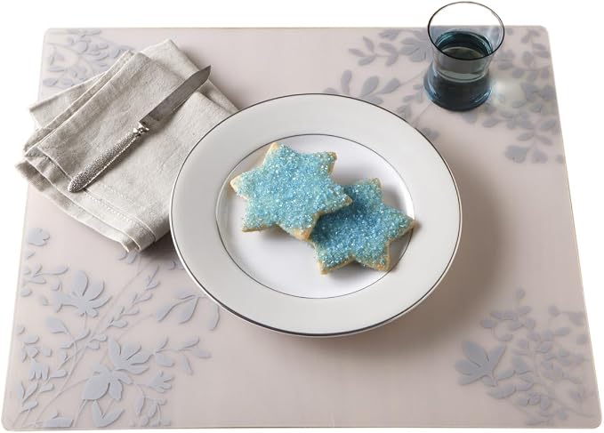 MODERN-TWIST Jardin Print Placemat-100% Plastic Free Silicone Tabletop by ModernTwist