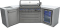 Mont Alpi 805 6-Burner 115000 BTU MAi805-D45FC U-shaped Stainless Steel Deluxe by MontAlpi