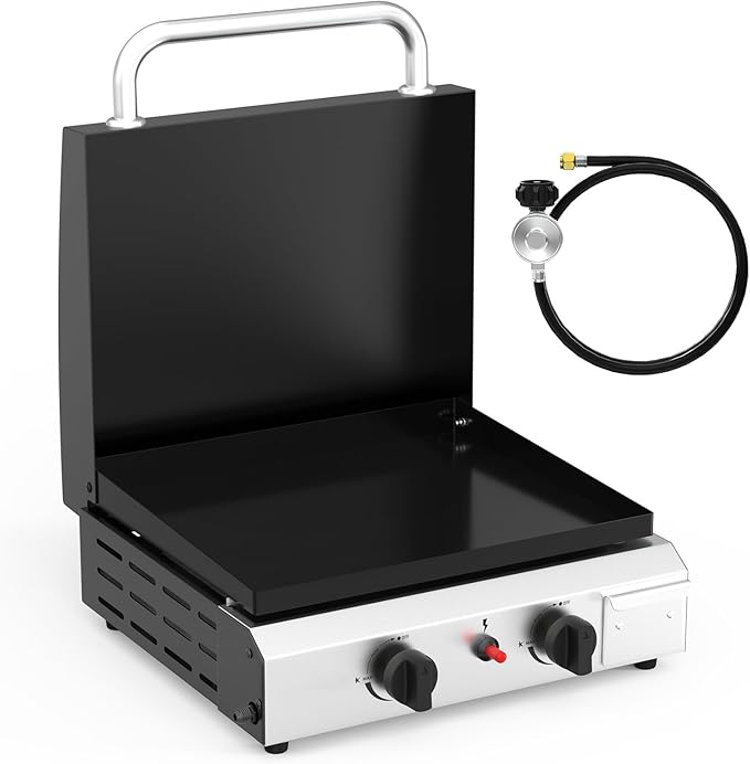 Bonnlo 2 Burner Portable Propane Griddle by Bonnlo