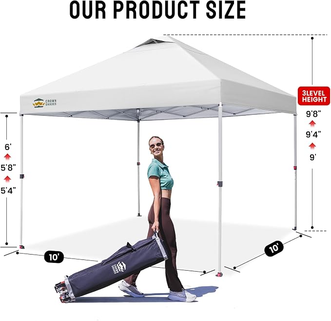 CROWN SHADES 10x10 Pop Up Canopy - Image 6