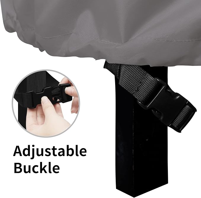 Easy-Going Outdoor Fire Pit Cover Square 32" Lx32 Wx24 H, Durable Outdoor Gas - Image 4