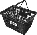 Stackable Plastic Shopping Baskets, Easy-Grip Handles by C-Store+Packaging
