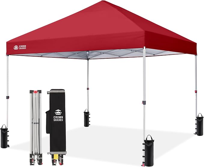 CROWN SHADES 8x8 Pop Up Canopy by CrownShades