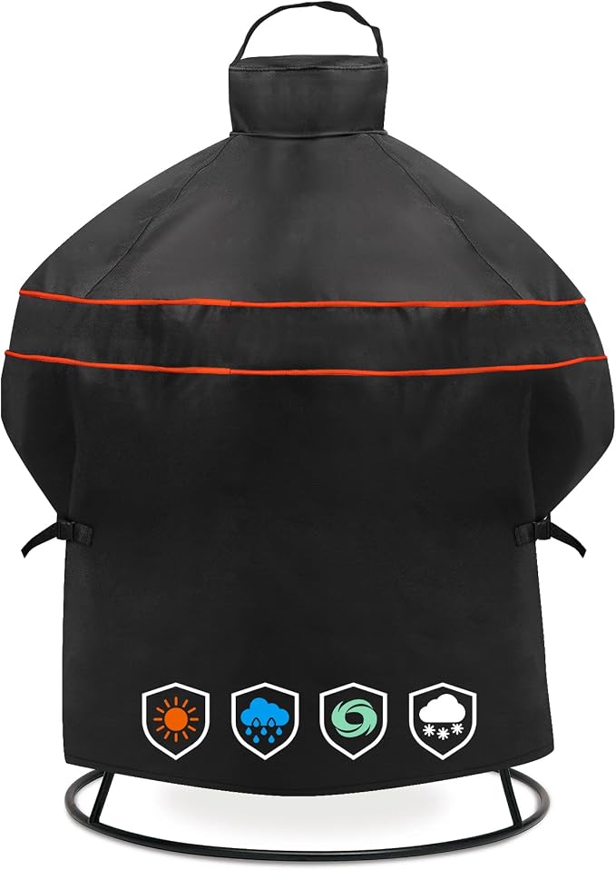 Heavy-Duty 600D BBQ Grill Cover fit by EZ-DONGTENG