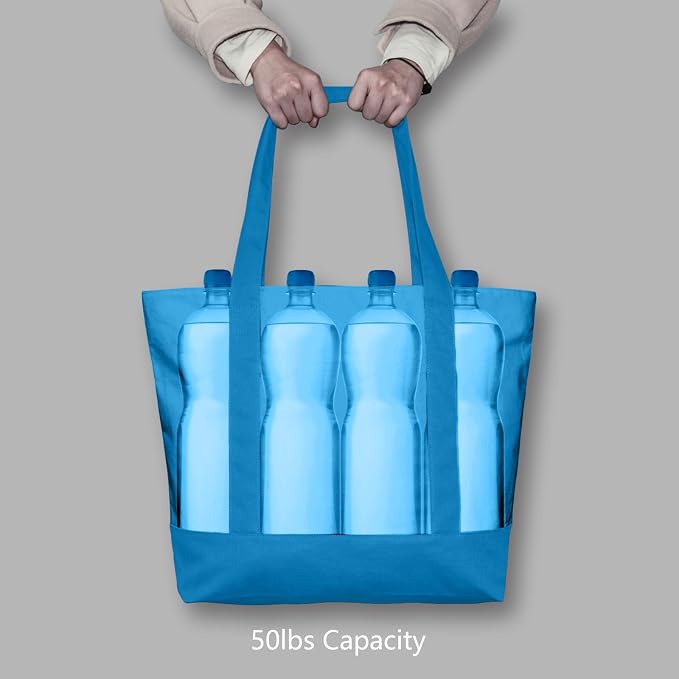 TOPDesign 6-Pack Canvas Tote Bags - Image 6