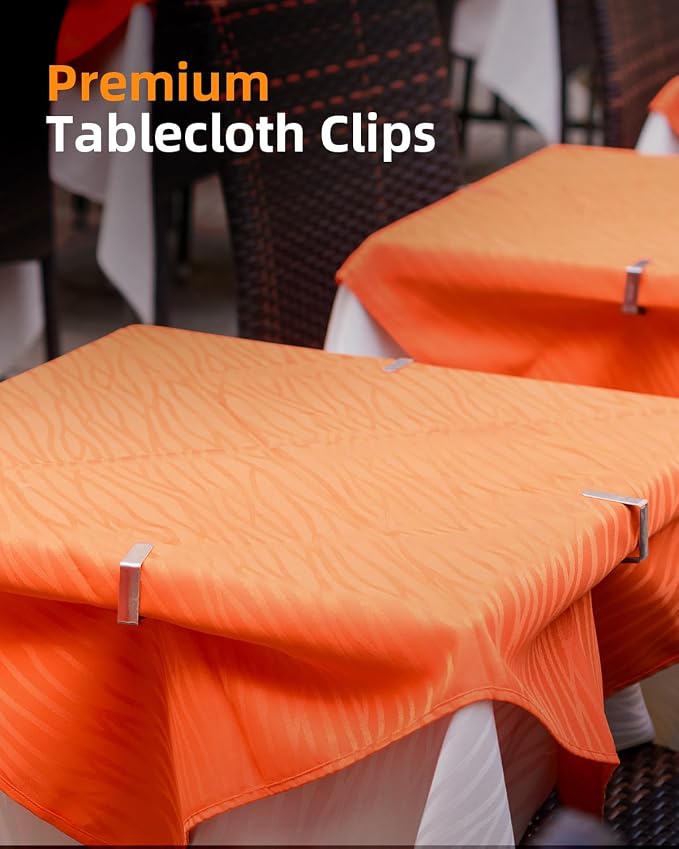 72 Pack Tablecloth Clips - Image 4
