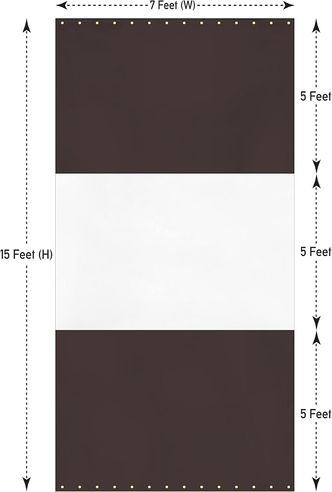 Covers & All Outdoor Clear Panel Curtain, 12 oz Vinyl Outdor Curtains - Image 2