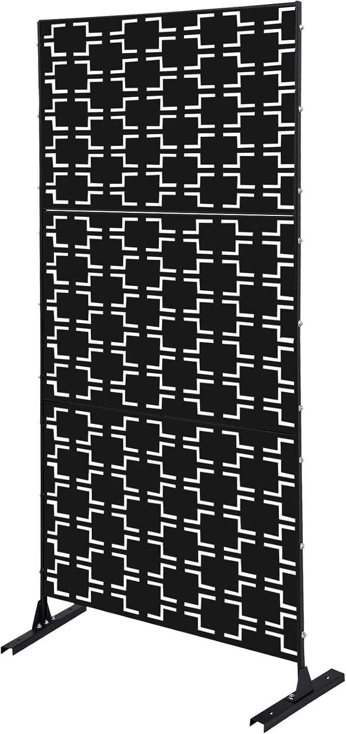 Outdoor Metal Privacy Screen by WANLECY