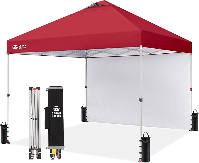 CROWN SHADES 12x12 Pop Up Canopy Tent Instant Commercial by CrownShades