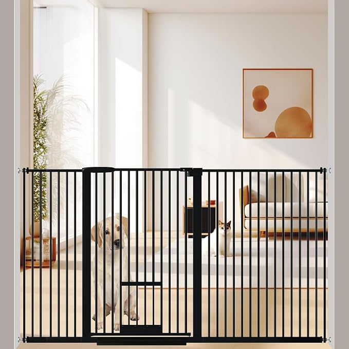 40.55" Tall 1.37" Ultra Narrow Spacing Dogs Pets Baby Gate by AiWMGL