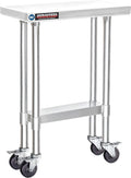 DuraSteel 24x12 NSF Stainless Steel Cart by DuraSteel