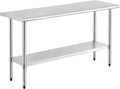 ROCKPOINT Stainless Steel Table by ROCKPOINT