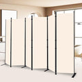 Room Divider and Folding Privacy Screens， 6 Panel Wide Room Divider Wall Screen by HOMSCREENER