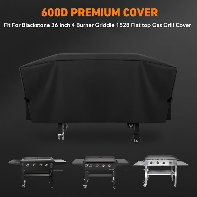 ZBXFCSH Outdoor Grill Griddle Cover fits - Image 2