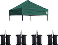 Eurmax USA Pop Up Canopy Replacement Canopy Tent Top Cover, Instant Canopy Top by Eurmax