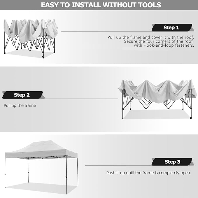 COBIZI 10x15 Pop up Canopy Tent 10x15 Canopy - Image 3