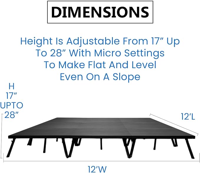 12'x12' MYSTAGE 9 Stage Platform - Image 2