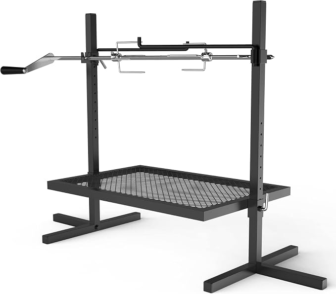 only fire Adjustable Grill Rotisserie System and Spit, Over Fire Camp Grill - Image 4