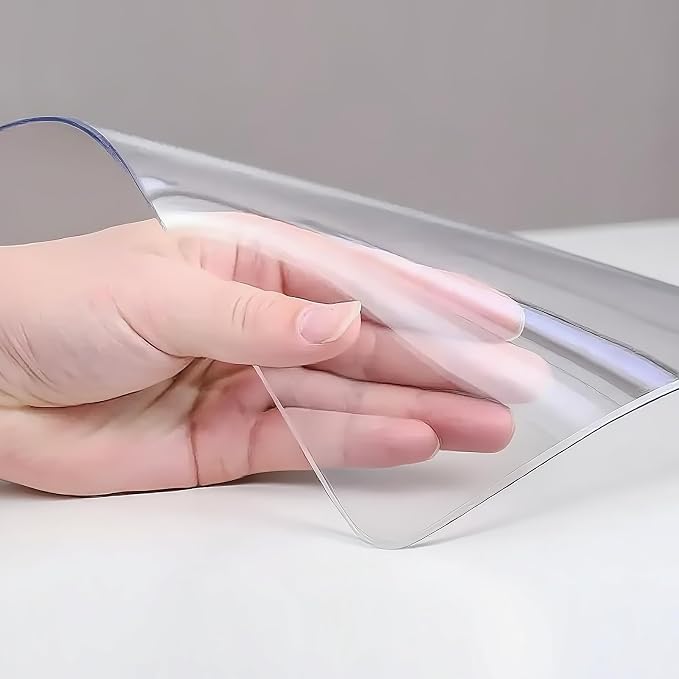 Clear Table Protector 30 x 48 Inch, 1.4mm Thick Waterproof PVC Plastic Table by ProsperJoyChant