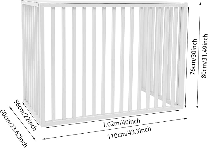 White Air Conditioner Fence - Image 4
