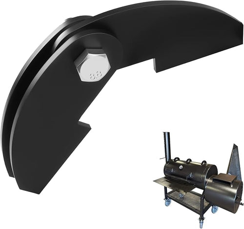 1 Pc 8 x 2 1/4" Large Heavy Duty BBQ Smoker Hinge, Compatible by WFCYX