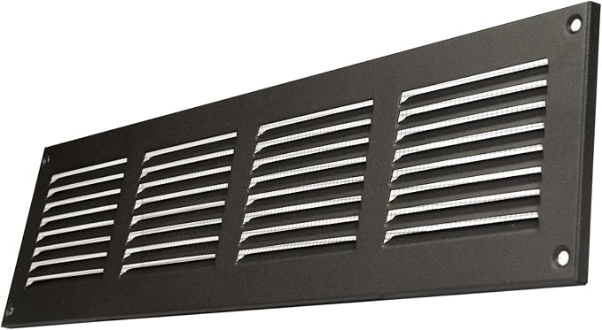 Repa Market Air Vent Cover 16x4 Inch Anthracite Galvanized Steel Louvered Grill - Image 7