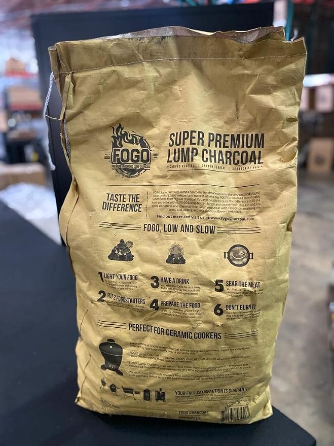 FOGO Super Premium Hardwood Lump Charcoal, Natural Large Sized Lump Charcoal - Image 4