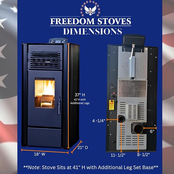 Stove for Freedom Stoves Independence PS21: Wi-Fi Control, External Power - Image 7