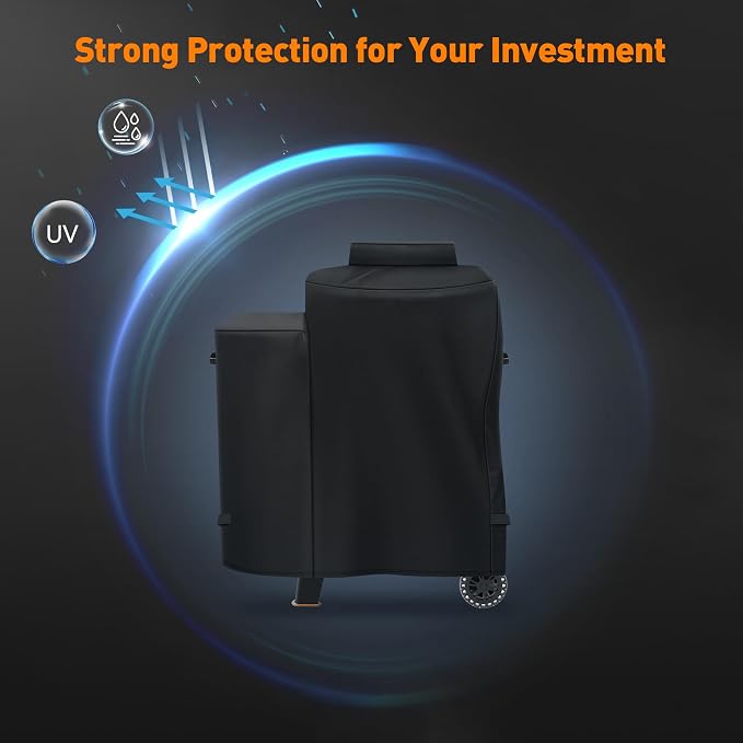 Heavy Duty 600D Polyester Grill Cover Compatible - Image 4
