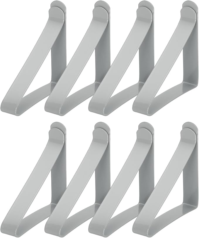 uxcell 8 Pack Tablecloth Clips, Stainless Steel Table Cloth Cover Clamps by uxcell