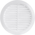 White 5" Inch Round Ventilation Grille by Unknown