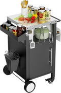 Outdoor Grill Cart with Patio Furniture, Outdoor Grill Table with Storage by AHOMRTHOMEFLAGSHIPSTORE