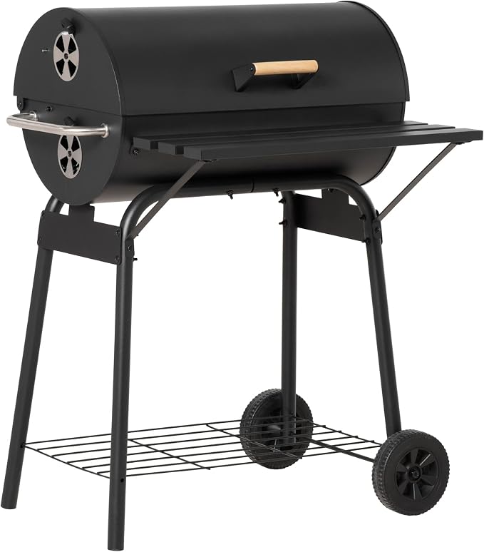 30 Inch Portable Barrel Charcoal Grill - Image 2