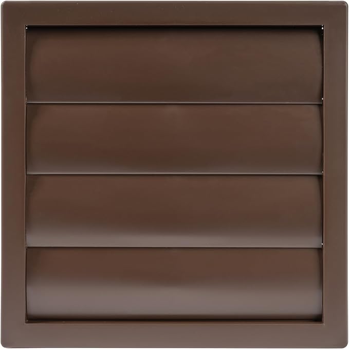 Plastic 6" Black Dryer Vent Cover - Image 3