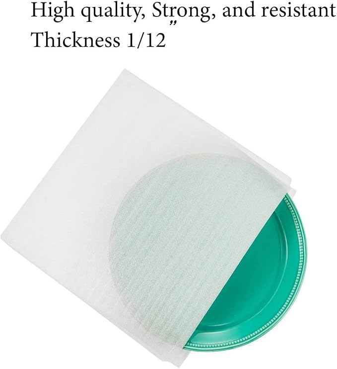50 Cushion Foam Pouches 12" X 12", Foam Wrap Pouches protect Dishes, and - Image 2