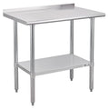 Profeeshaw Stainless Steel Prep Table NSF Commercial Work Table by Profeeshaw
