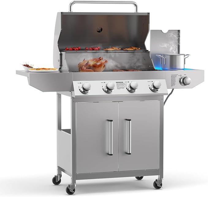 4 Burner Propane Gas Grill by ADREAK