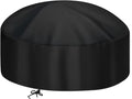 44-Inch Fire Pit Cover for 42-44 inch Round Fire Pit, Heavy Duty 300D Oxford by Samhe