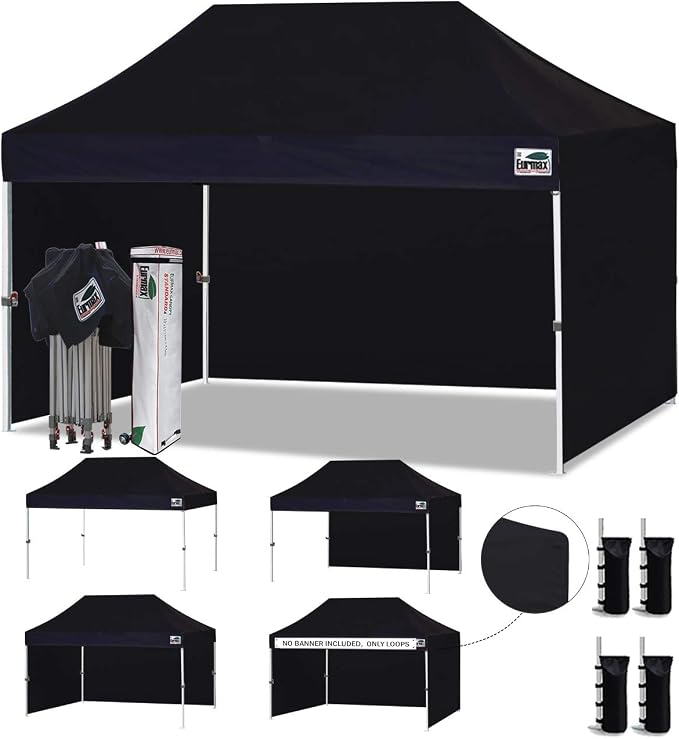 Eurmax USA 10'x15' Pop-up Canopy Tent Commercial Instant Canopies by Eurmax