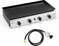 ROVSUN 4 Burner Portable Propane Griddle by ROVSUN