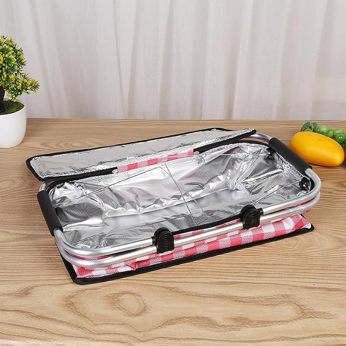 Insulated Picnic Basket Cooler Bag - Image 5