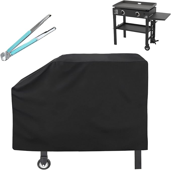 28 inch Blackstone Griddle Cover，600D Heavy Duty Waterproof Anti-UV Canvas Flat by TURLIOARN