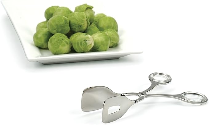 Serving Tongs in 18/8 Stainless Steel, 7-Inch, Dishwasher Safe