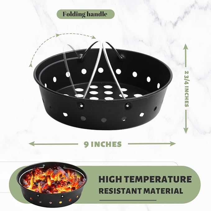 Charcoal Ash Basket Airflow for MiniMax Small, Medium Big Size Green Egg Weber - Image 2