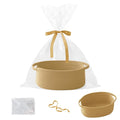 Gift Basket with Gift Bag and Ribbons, Small Rope Woven Shelf Storage, Baskets by HZFTJOY