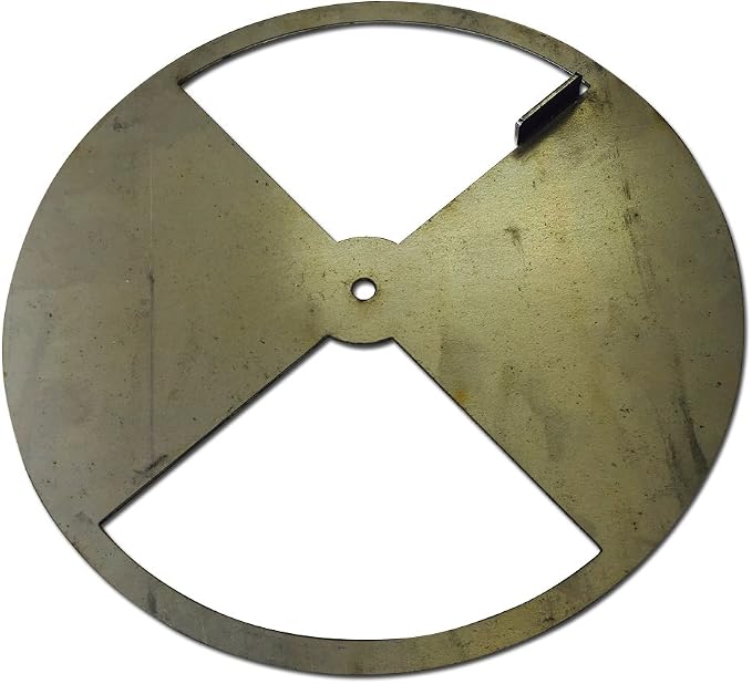 LavaLock Smoker Pinwheel bbq air damper pit grill vent, STEEL 4 6 8 12 by LavaLock%C2%AE